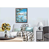 Painting by Numbers Bird Winter Great Tit